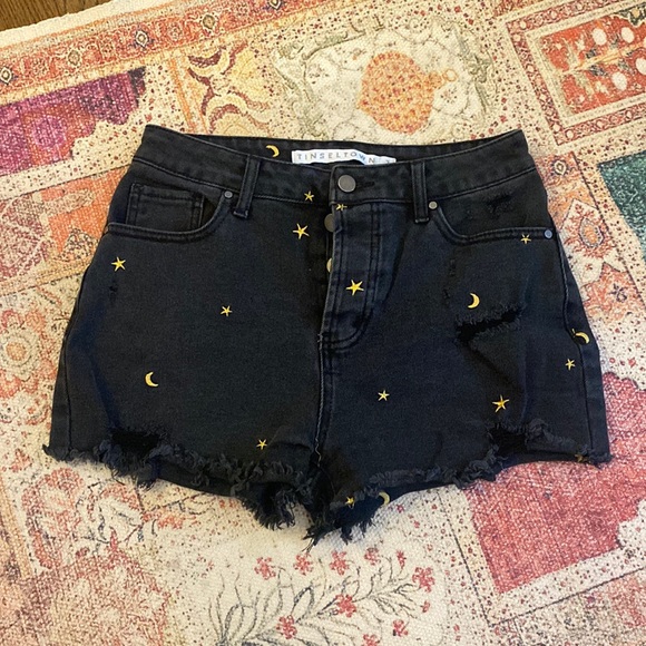 Tinseltown Shorts Tinseltown Size 7 Shorts With Gold Moon And Stars